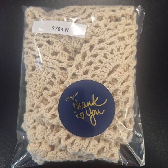 Doily, Vintage Ivory Cotton Crochet 10.75" - Picture 5 of 6